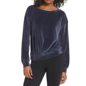 Zella Dani Velour Luxe Sweatshirt Crewneck size M